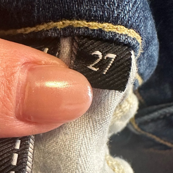 7 For All Mankind Womens Skinny Ankle Jeans with Frayed Hem - Picture 5 of 5